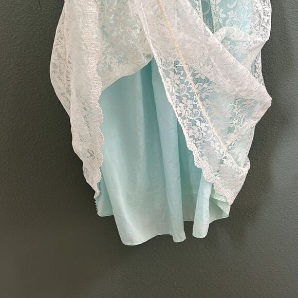 Vintage Light Blue Lace Toddler Cloak Coat 3T - Picture 4 of 13